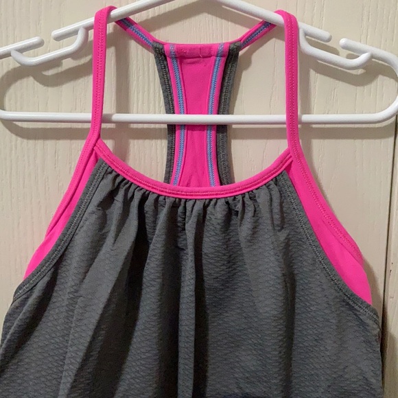 Ivivva Grey & Hot Pink Double Dutch Tank Top - Picture 2 of 4